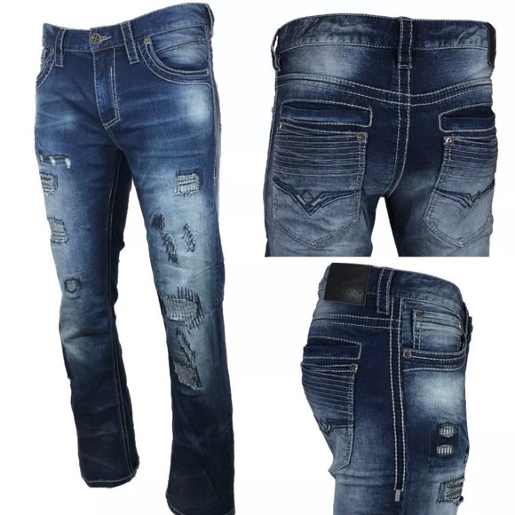Affliction Other - AFFLICTION Men's Denim Jeans BLAKE FLEUR CRITTER B